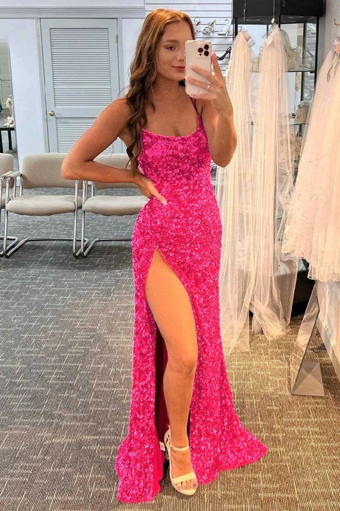 glitter prom dresses